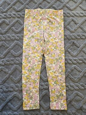 Carter's Floral Stretch Leggings - Pink, Yellow, Green 5T NWOT